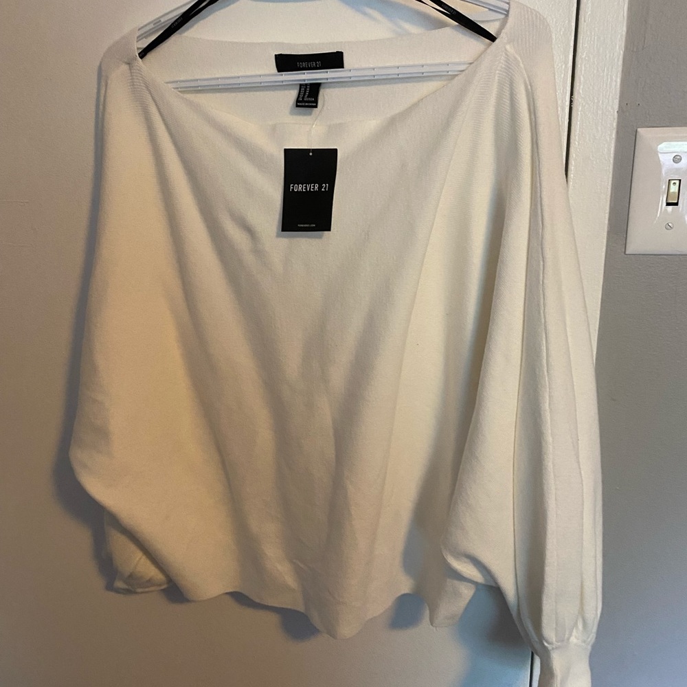 forever 21 off the shoulder sweater